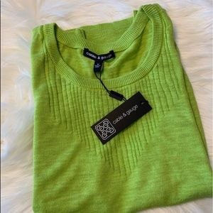 Adorable lime green sleeveless top